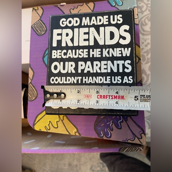 FRIENDS PLAQUE - Picture 4 of 5